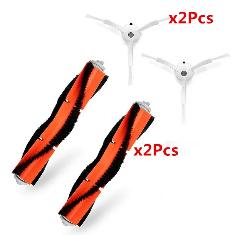 2PCS side brush+2PCS main brush Suitable for Xiaomi Mi Robot Roborock S50 S51 Vacuum Cleaner parts accessories
2PCS side brush+2PCS main brush Suitable for Xiaomi Mi Robot Roborock S50 S51 Vacuum Cleaner parts accessories