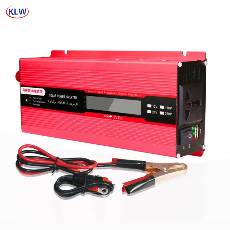 Digital display 500W DC 12V to AC 220V 230V Portable Car Power Inverter Charger Converter Adapter solar power Modified Sine Wave
Digital display 500W DC 12V to AC 220V 230V Portable Car Power Inverter Charger Converter Adapter solar power Modified Sine Wave
