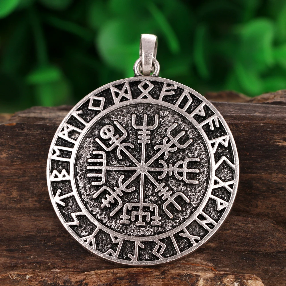 Compass Vegvisir ожерелье с кулоном викинга языческий амулет jewelry Drop Shipping 1pc|Подвески| |