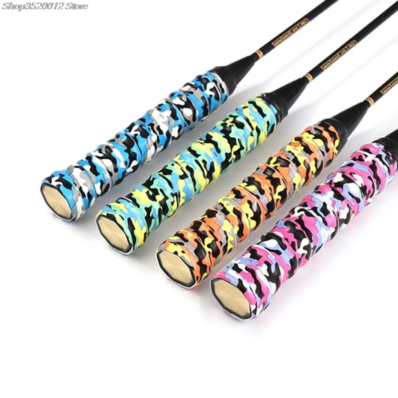 Outdoor Sports Camouflage Tennis Badminton Racket Grip Anti-Skid Sweat Absorbent Tape Overgrip Fishing Rods Sweatband
Outdoor Sports Camouflage Tennis Badminton Racket Grip Anti-Skid Sweat Absorbent Tape Overgrip Fishing Rods Sweatband