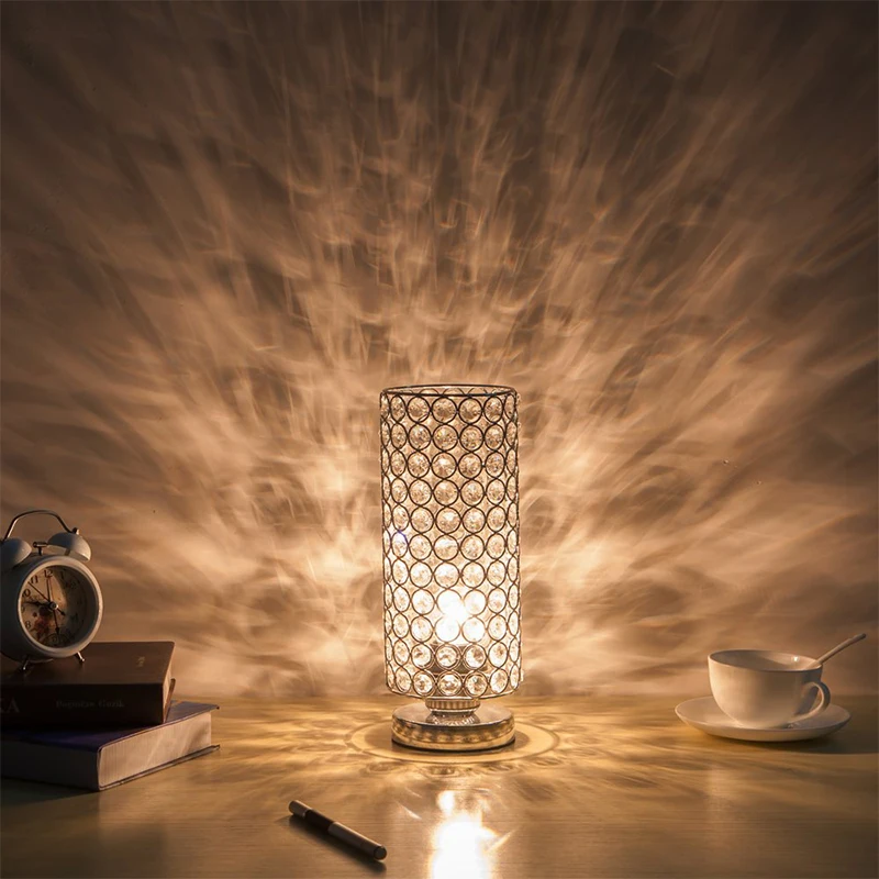 Современная светодиодная прикроватная настольная лампа в Европейском стиле для