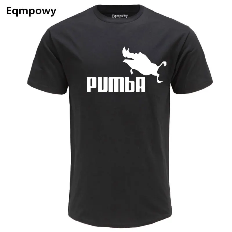 2019 забавная футболка Милая s man Pumba мужская хлопковая крутая с коротким рукавом
