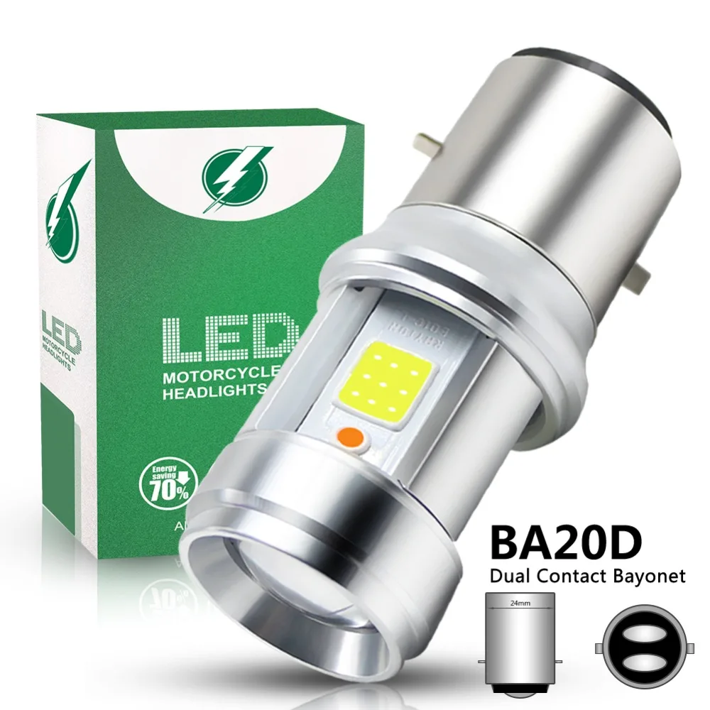 1pc BA20D LED Motorcycle Headlight Bulb 18W COB Chip Glass Lens White + Blue Hi-Lo Motorbike Scooter Headlamp Fog light DC 9-18V
1pc BA20D LED Motorcycle Headlight Bulb 18W COB Chip Glass Lens White + Blue Hi-Lo Motorbike Scooter Headlamp Fog light DC 9-18V
