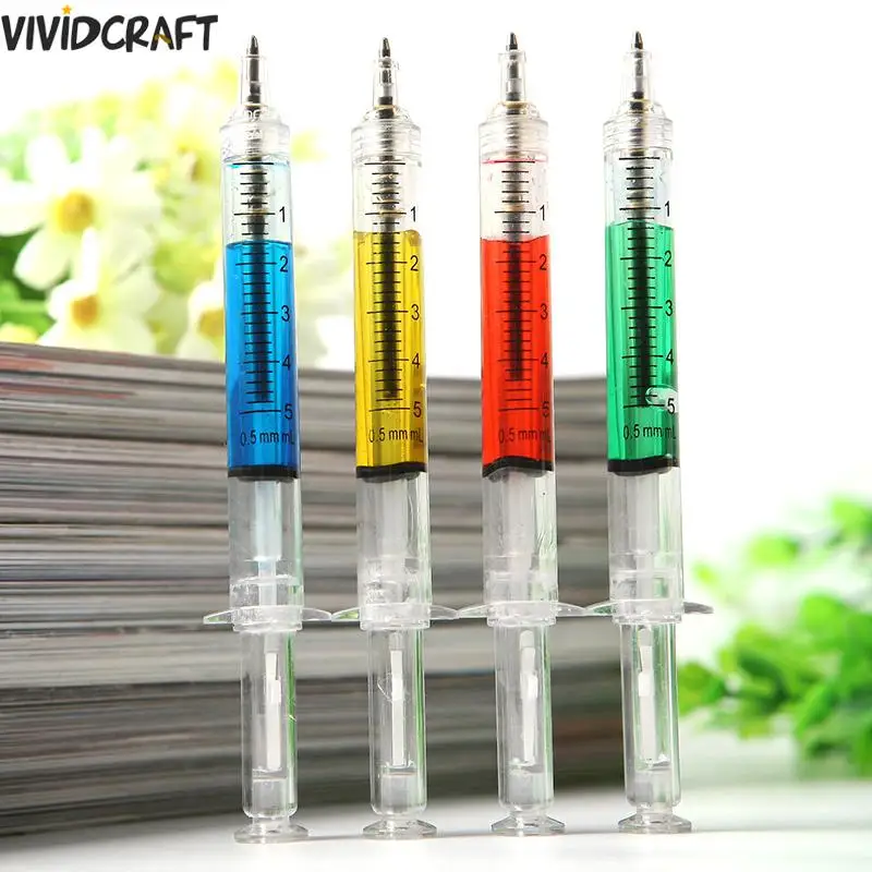 1pc /set Syringe Peculiar Shape Cute Stationery Ballpoint Pen Bullet 5mm Children Gift Prizes Ballpen Nurse Doctor Gift
1pc /set Syringe Peculiar Shape Cute Stationery Ballpoint Pen Bullet 5mm Children Gift Prizes Ballpen Nurse Doctor Gift