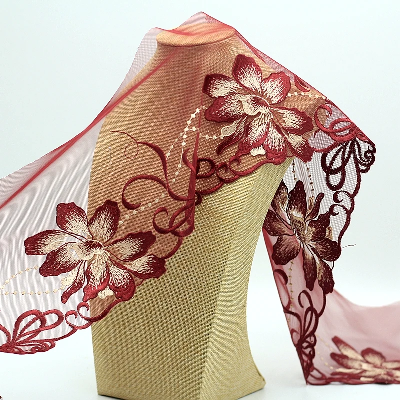 MLAEY 2y/lot Exquisite Embroidered Lace Trim, Lace Fabric ,Quality Lace Ribbon , DIY Craft&Sewing Dress Clothing Accessor
MLAEY 2y/lot Exquisite Embroidered Lace Trim, Lace Fabric ,Quality Lace Ribbon , DIY Craft&Sewing Dress Clothing Accessor