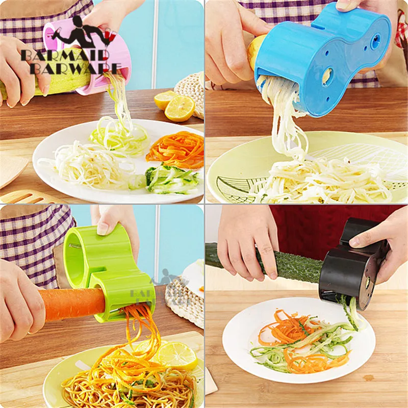 Multifunction Spiral Vegetable Slicers Double Grater Premium Noodle Cutter Zucchini Pasta Spaghetti Maker Knife Sharpener
Multifunction Spiral Vegetable Slicers Double Grater Premium Noodle Cutter Zucchini Pasta Spaghetti Maker Knife Sharpener