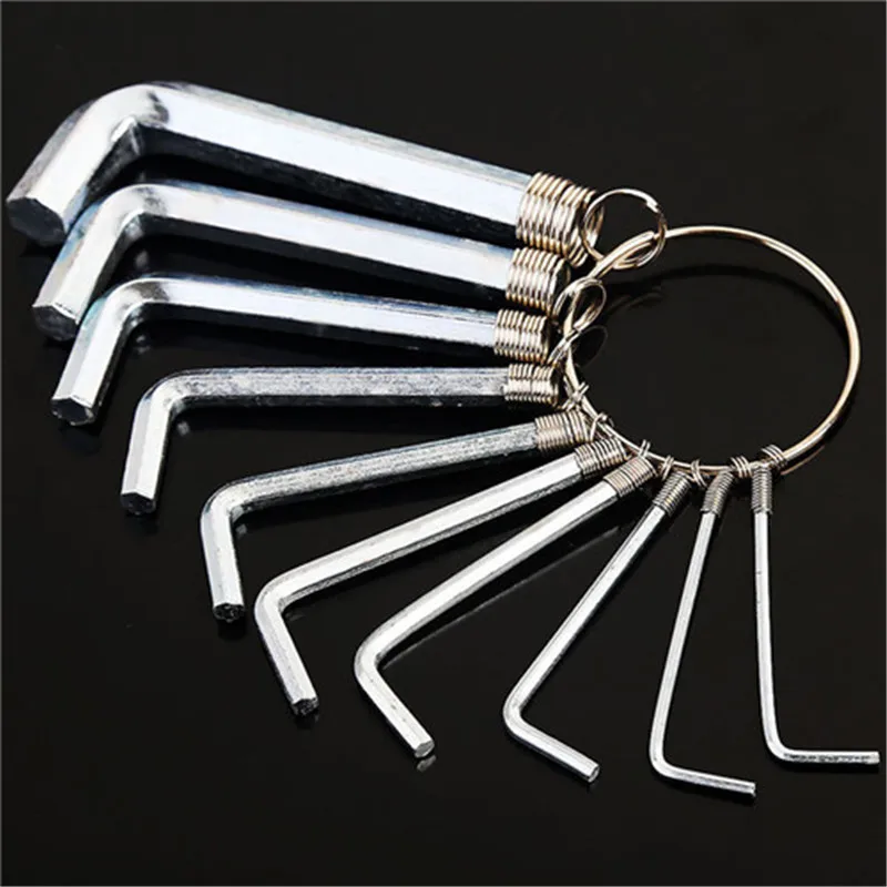 Фото Шестигранный ключ 10 в 1 набор механических инструментов 5 мм|allen wrench|wrenches wrenchtools allen