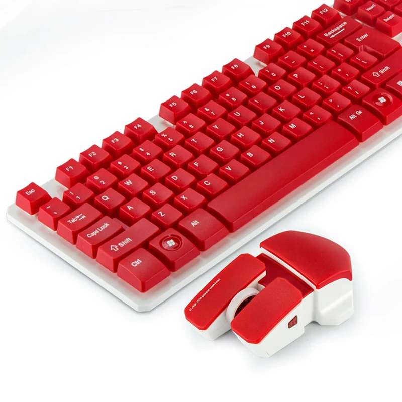 High Quality Fashion 2.4G 10M Wireless Keyboard and Mouse Combo Set Computer Accessories For Laptop PC Home Office LOL Game | Компьютеры и