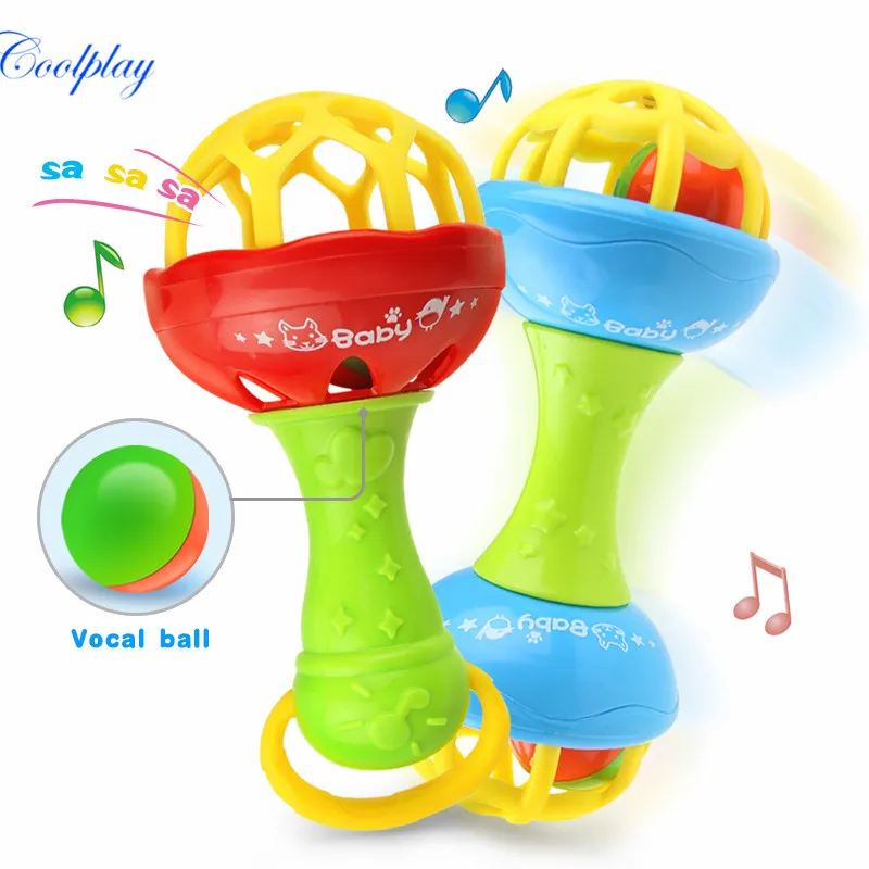 2 Styles Baby Rattle Develop Baby Intelligence Grasping Gums Soft Teether Plastic Hand Bell Educational Toys Baby Birthday Gifts
2 Styles Baby Rattle Develop Baby Intelligence Grasping Gums Soft Teether Plastic Hand Bell Educational Toys Baby Birthday Gifts