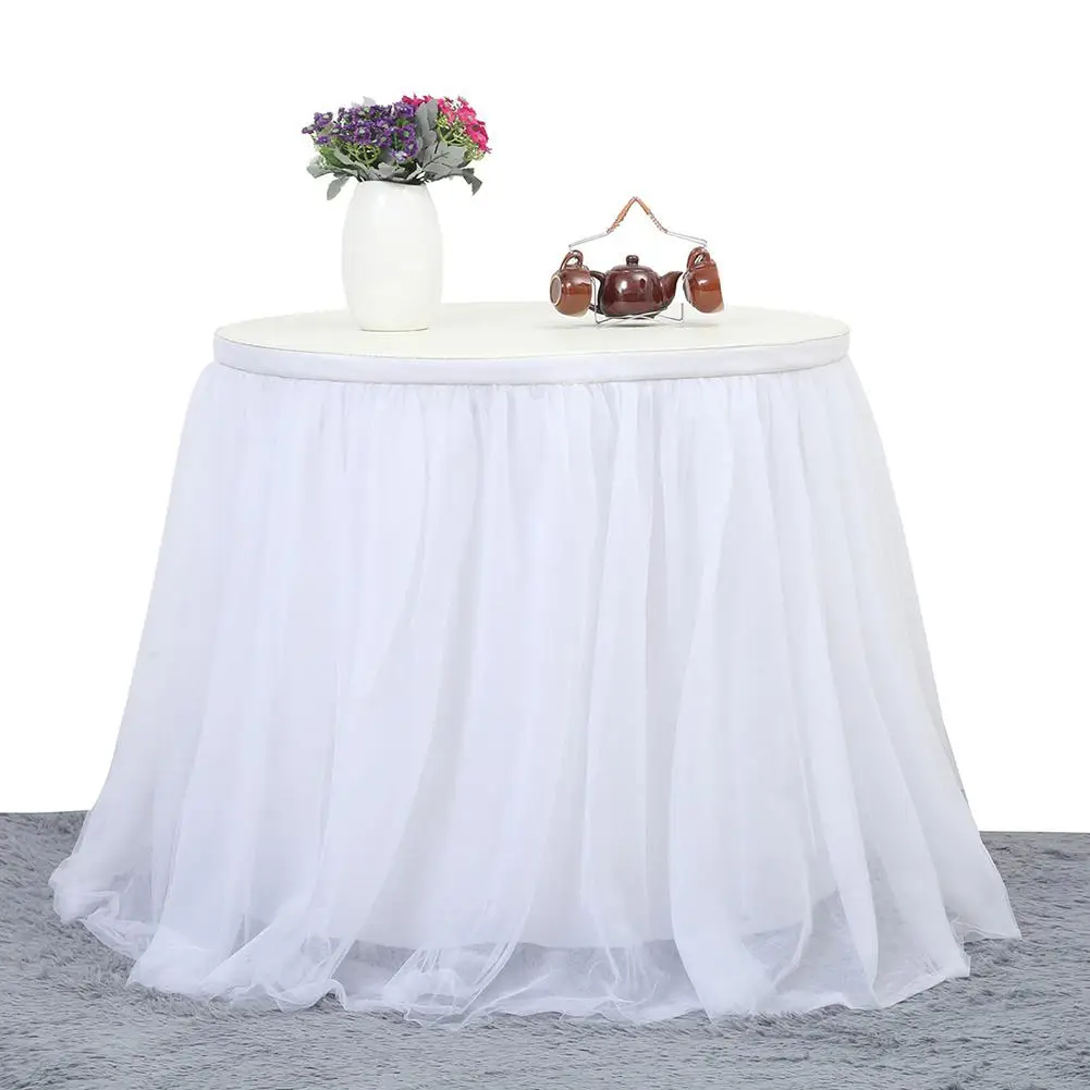 HobbyLane Tulle Table Skirt 3-layer Table Chiffon Lining Wedding Decoration For Birthday Baby Shower Party Table Skirting
HobbyLane Tulle Table Skirt 3-layer Table Chiffon Lining Wedding Decoration For Birthday Baby Shower Party Table Skirting