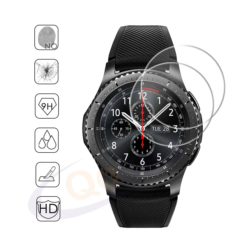 Закаленное стекло Qosea для Samsung Gear S3 Взрывозащищенная защитная пленка Frontier 2 шт. |