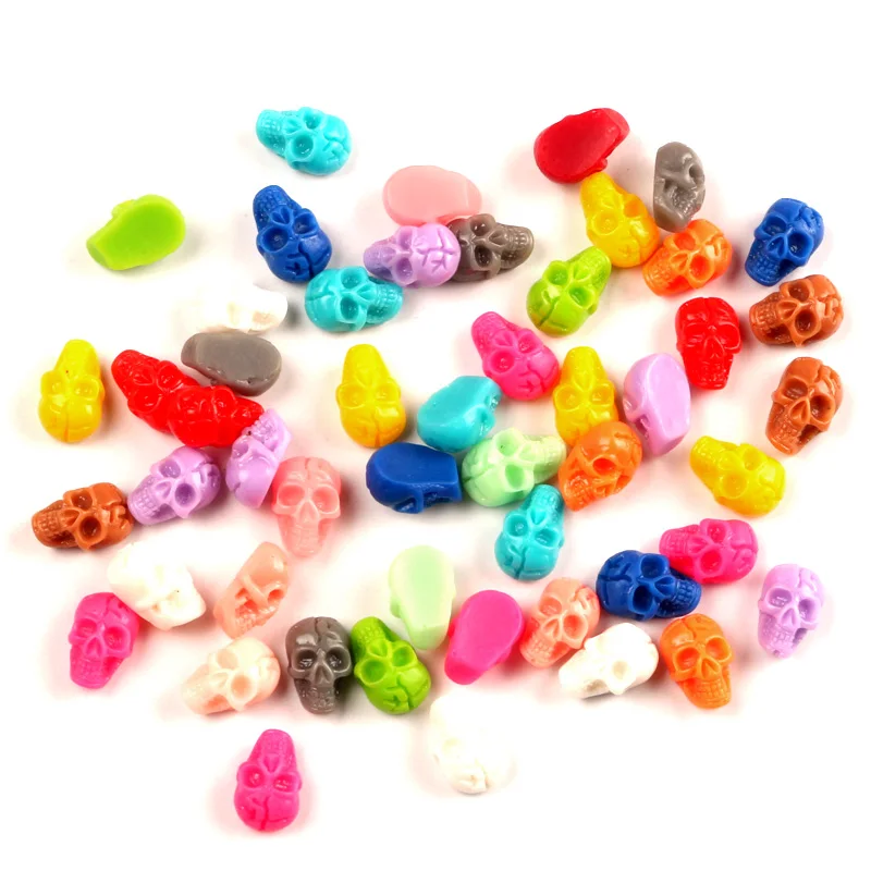 50Pcs Mixed Skull Resin Decoration Crafts Beads Flatback Cabochon Scrapbook Kawaii DIY Embellishments Accessories
50Pcs Mixed Skull Resin Decoration Crafts Beads Flatback Cabochon Scrapbook Kawaii DIY Embellishments Accessories