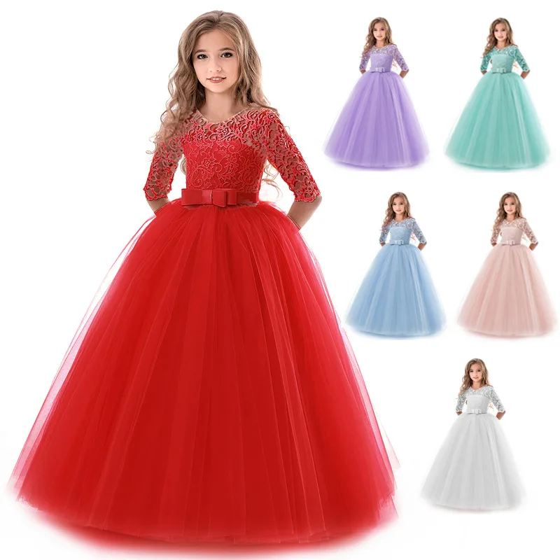 Vintage Flower Girls Dress for Wedding Evening Children Princess Party Pageant Long Gown Kids Dresses for Girls Formal Clothes
Vintage Flower Girls Dress for Wedding Evening Children Princess Party Pageant Long Gown Kids Dresses for Girls Formal Clothes