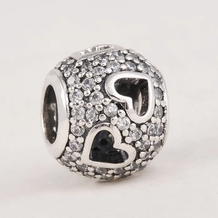 Tumbling Heart Charm Beads Fits Pandora Bracelets Original 925 Sterling Silver Clear CZ Heart Bead Diy Valentine's Day Jewelry
Tumbling Heart Charm Beads Fits Pandora Bracelets Original 925 Sterling Silver Clear CZ Heart Bead Diy Valentine's Day Jewelry