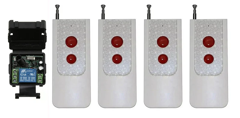 500M Long Range Wireless Remote Control Light Switch 10A Relay Output Radio DC12V 24V 1CH Receiver Module Symbol Transmitter
500M Long Range Wireless Remote Control Light Switch 10A Relay Output Radio DC12V 24V 1CH Receiver Module Symbol Transmitter