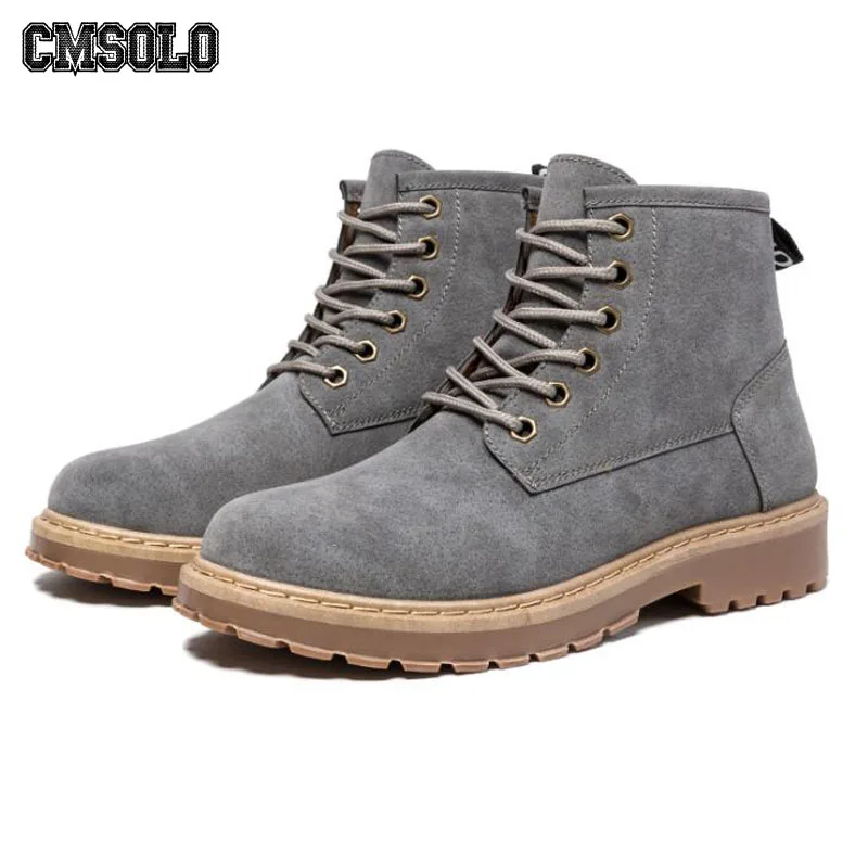 CMSOLO Martin Boots Hot Sale New Arrival Fashion Men's Boot Waterproof Spring Autumn Lace-up Martin Boots Retro Grey Black Brown
CMSOLO Martin Boots Hot Sale New Arrival Fashion Men's Boot Waterproof Spring Autumn Lace-up Martin Boots Retro Grey Black Brown
