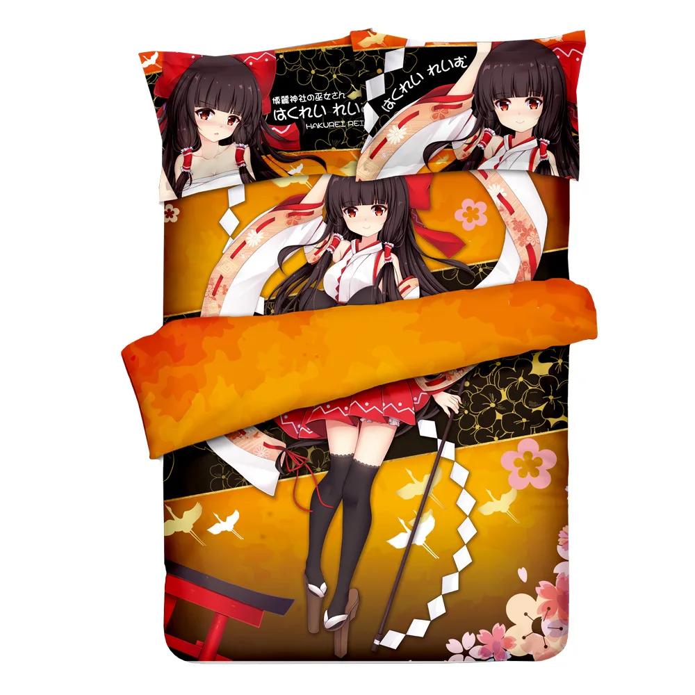 Постельное белье Hakurei Reimu с 3D рисунком из мультфильма, Комплект постельного белья с аниме, пододеяльник, двуспальный комплект постельного бе...
Постельное белье Hakurei Reimu с 3D рисунком из мультфильма, Комплект постельного белья с аниме, пододеяльник, двуспальный комплект постельного бе...