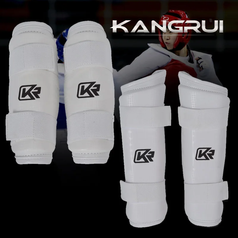 

New Adult Child Taekwondo Protector Shin Foot Guards Kickboxing WTF Approved MMA Sanda Protection Material Arts