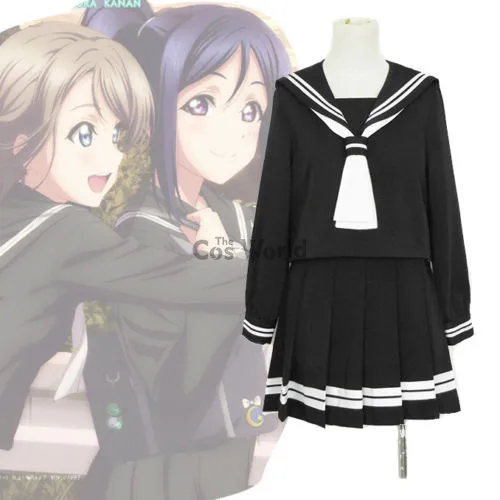 LoveLive!Sunshine!! Takami Chika Sakurauchi Riko Matsuura kanan Sailor Suit School Uniform Dress Outfit Anime Cosplay Costumes
LoveLive!Sunshine!! Takami Chika Sakurauchi Riko Matsuura kanan Sailor Suit School Uniform Dress Outfit Anime Cosplay Costumes