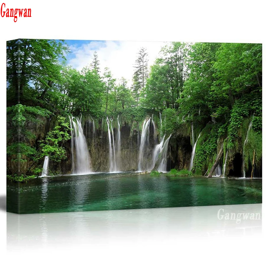 5D Diy Diamond Painting,Waterfall In National ParkFull square round mosaic 1 pcs picture of Rhinestone,Europe decor natural tree
5D Diy Diamond Painting,Waterfall In National ParkFull square round mosaic 1 pcs picture of Rhinestone,Europe decor natural tree