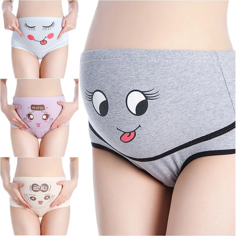 Soft Cotton Support Panties Pregnant Women SMILE Breathable High Waist Maternity Underwear Comfortable Female Briefs Plus Size
Soft Cotton Support Panties Pregnant Women SMILE Breathable High Waist Maternity Underwear Comfortable Female Briefs Plus Size