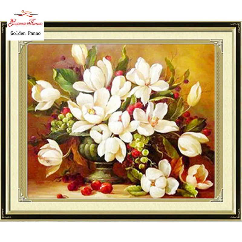 Needlework,DIY DMC Cross stitch,Sets For Embroidery kits, white flowers pattern Counted Cross-Stitching,factory direct sale
Needlework,DIY DMC Cross stitch,Sets For Embroidery kits, white flowers pattern Counted Cross-Stitching,factory direct sale