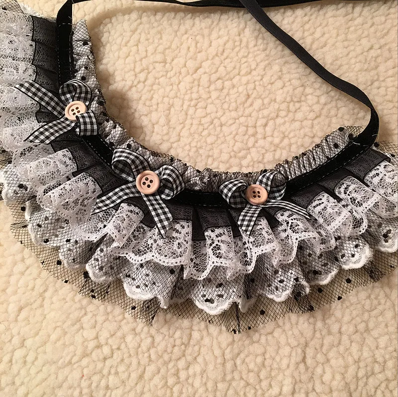 Handmade cat dog pet accessories necklace collar bells bow tie lace saliva towel bib 2pcs/lot
Handmade cat dog pet accessories necklace collar bells bow tie lace saliva towel bib 2pcs/lot