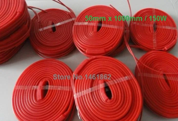 50mmx1000mm 150W 220V High quality flexible Silicone Heating belt heat tracing belt Silicone Rubber Pipe Heater waterproof
50mmx1000mm 150W 220V High quality flexible Silicone Heating belt heat tracing belt Silicone Rubber Pipe Heater waterproof