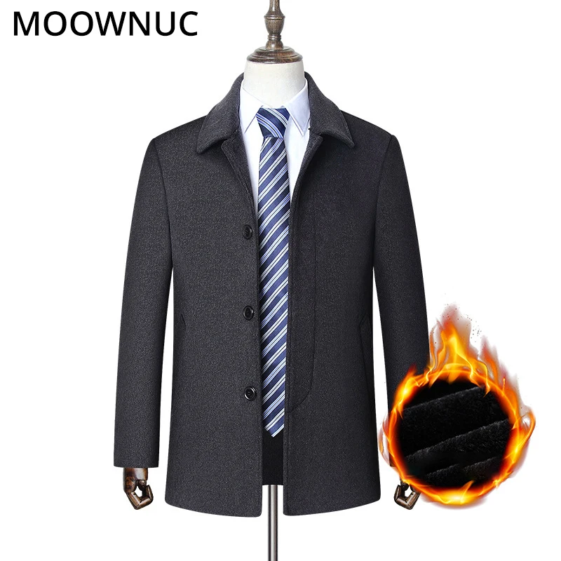 Male Woollen Autumn Winter Thick Overcoat Men's Coat Warm Wool Men Fashion Business Casual Coat Blends Brand Clothing MOOWNUC
Male Woollen Autumn Winter Thick Overcoat Men's Coat Warm Wool Men Fashion Business Casual Coat Blends Brand Clothing MOOWNUC