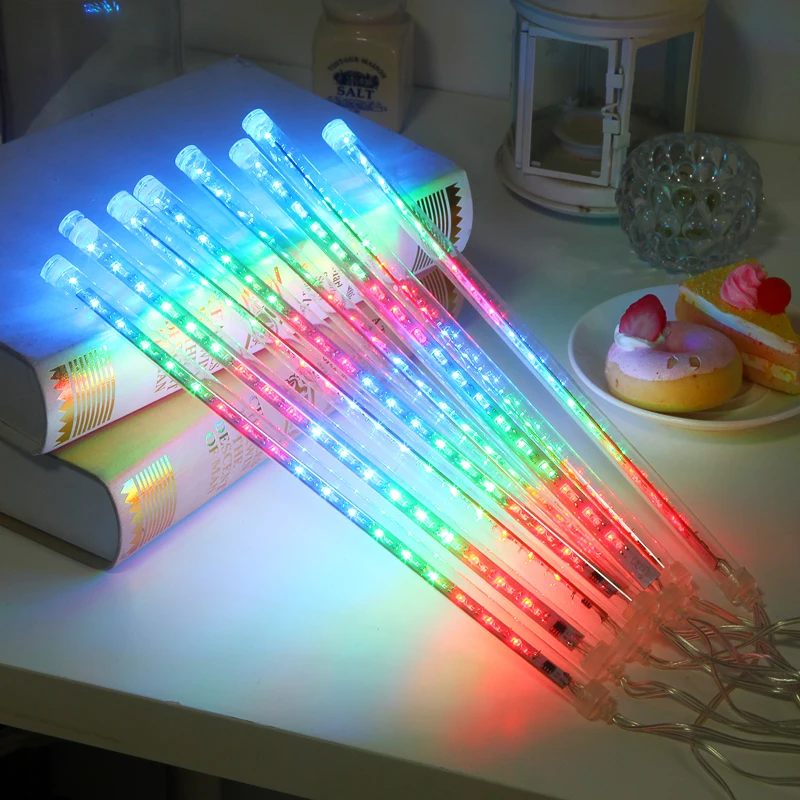 Multi-color 20CM Meteor Shower Rain Tubes AC100-240V LED Christmas Lights Wedding Party Garden Xmas String Light Outdoor
Multi-color 20CM Meteor Shower Rain Tubes AC100-240V LED Christmas Lights Wedding Party Garden Xmas String Light Outdoor