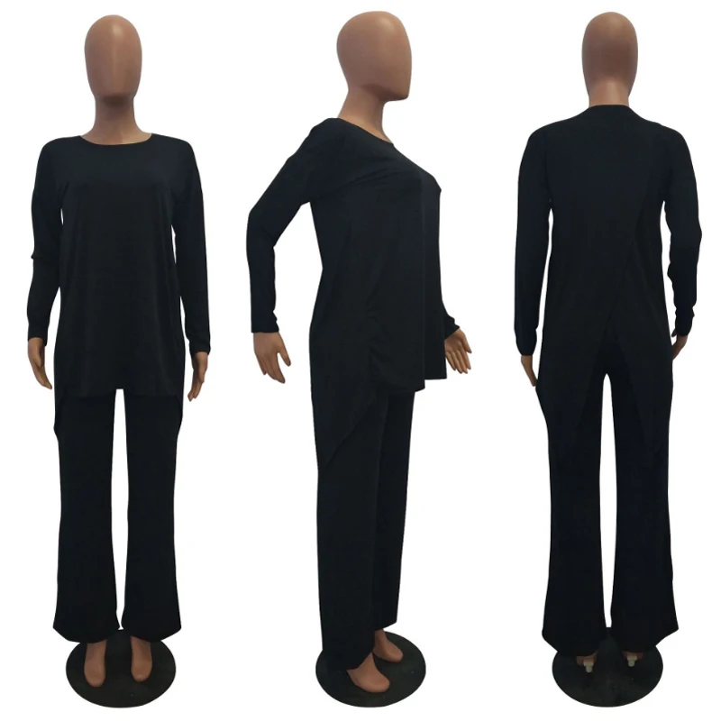 Women Two Piece Set Female Long Sleeve O-Neck T-shirt Top Tee+Long Pants Ladies Autumn Home Cloth Outfit Femme Two Piece Suit
Women Two Piece Set Female Long Sleeve O-Neck T-shirt Top Tee+Long Pants Ladies Autumn Home Cloth Outfit Femme Two Piece Suit