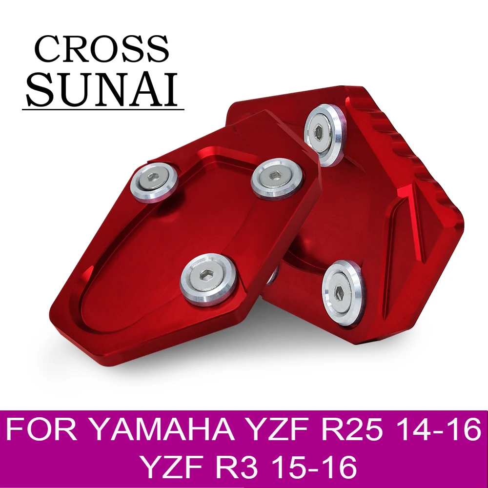 CROSSSUNAI мотоциклетные подножка боковая подставка удлинитель опорная пластина для Yamaha YZF R3 R25 MT-03 MT-25 2014 2015 2016
CROSSSUNAI мотоциклетные подножка боковая подставка удлинитель опорная пластина для Yamaha YZF R3 R25 MT-03 MT-25 2014 2015 2016