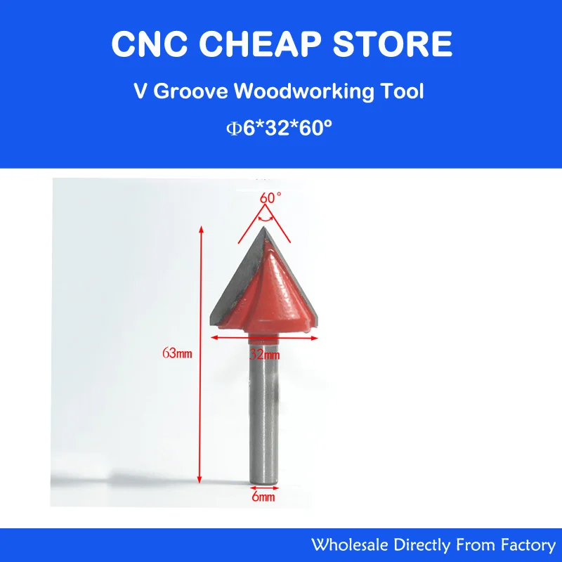 CNC Engraving 3D V Groove Milling Wood Cutter Router Bit/ Woodworking Tool/End Mill chamfer MDF/Plywood/Cork/Plastic/Acrylic/PVC
CNC Engraving 3D V Groove Milling Wood Cutter Router Bit/ Woodworking Tool/End Mill chamfer MDF/Plywood/Cork/Plastic/Acrylic/PVC