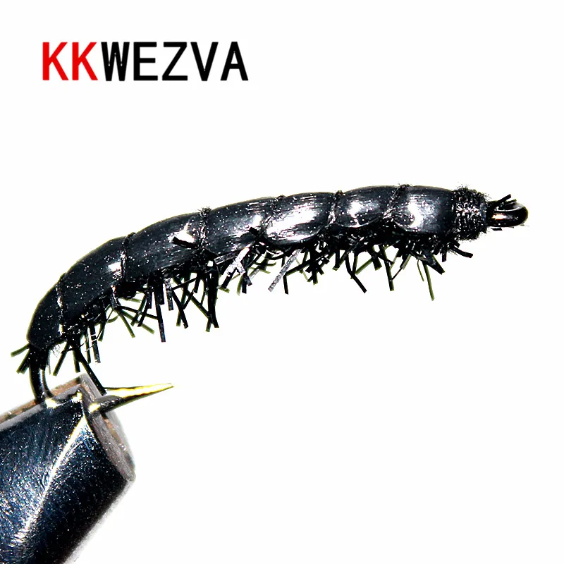 KKWEZVA 24 шт. рыболовные крючки в виде мухи для ловли форели Scud креветки Cezch приманка