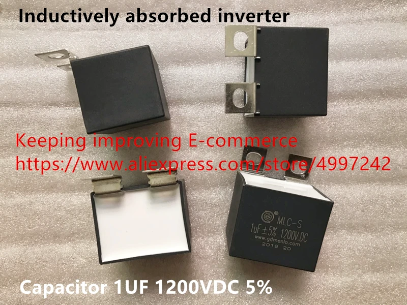Оригинальный новый 100% емкость индуктивно поглощаемый 1 мкФ 1200VDC инвертор (индуктор)
Оригинальный новый 100% емкость индуктивно поглощаемый 1 мкФ 1200VDC инвертор (индуктор)