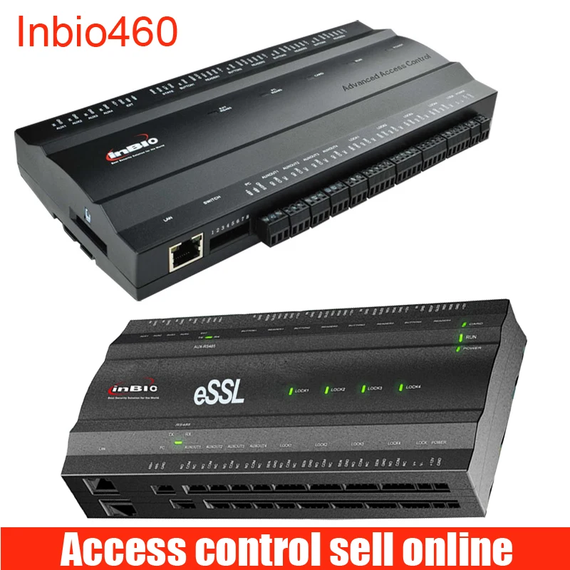 

Aux RS485 для считывания отпечатков пальцев ZK Inbio460 IP-контроллеры доступа на 4 двери биометрическая панель веб-дизайн IE контроллер