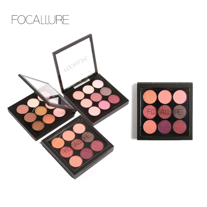 Косметика focallure 9 земли Цвета матовая палитра теней для макияжа Набор палитры &
