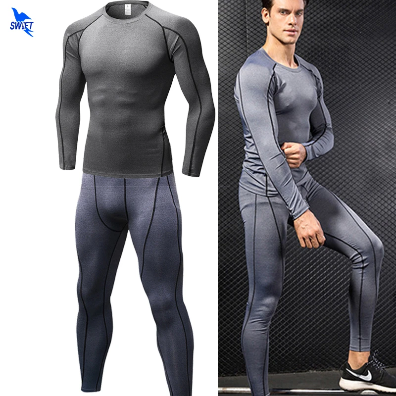 2020 Stretch Sports Suit Men Long Sleeve Running Sets Quick Dry Fitness Gym Jogging Tracksuit Compression Yoga Training Clothing
2020 Stretch Sports Suit Men Long Sleeve Running Sets Quick Dry Fitness Gym Jogging Tracksuit Compression Yoga Training Clothing