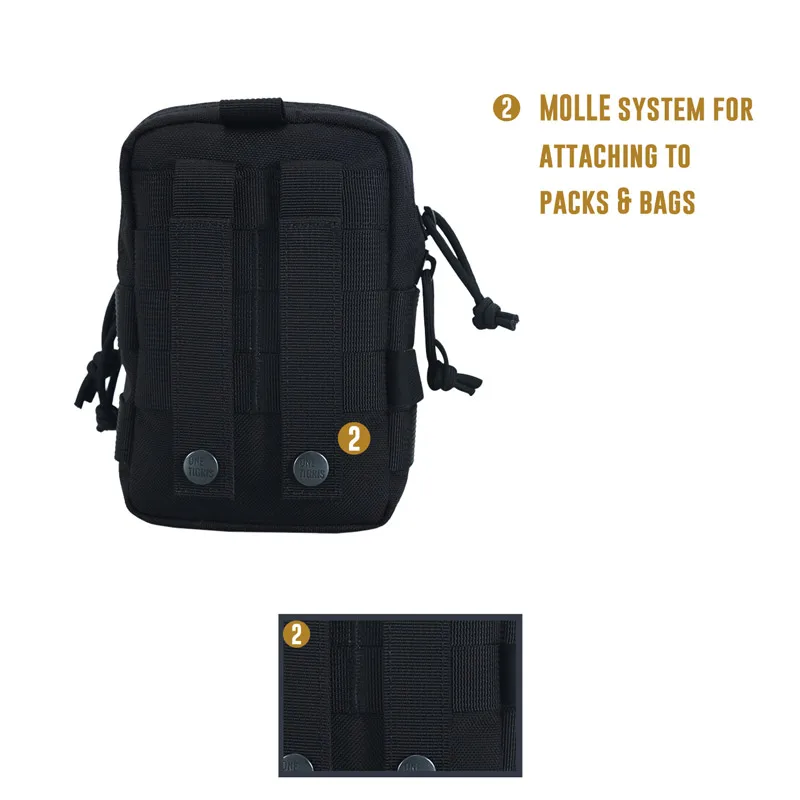 OneTigris Tactical MOLLE Bag Original EDC Pouch Utility Gadget Steel Sparrow Pouch Portable Daily Use Waist Bag Pocket Organizer
OneTigris Tactical MOLLE Bag Original EDC Pouch Utility Gadget Steel Sparrow Pouch Portable Daily Use Waist Bag Pocket Organizer