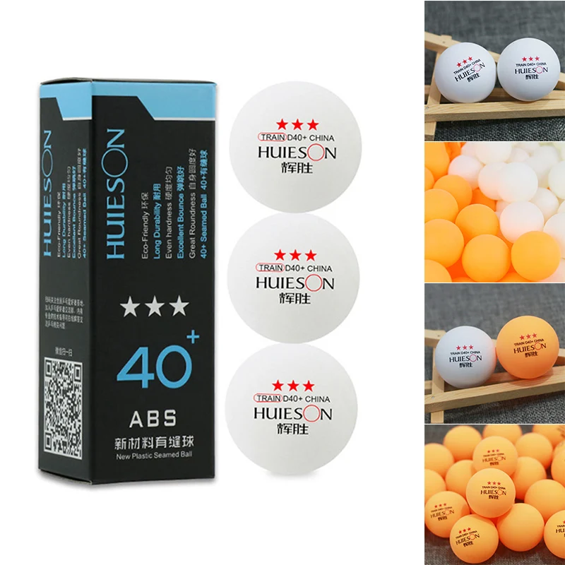 Newly 3pcs Pingpong Balls Table Tennis Professional Accessories ABS For Training Sports 19ing
Newly 3pcs Pingpong Balls Table Tennis Professional Accessories ABS For Training Sports 19ing