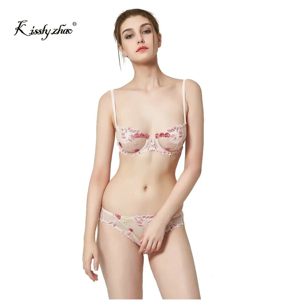 New Lace Sexy Bra Set Push Up Seamless Embroidery Bralette Erotic Lingerie 2018 Plus Size Transparent Women Underwear Set
New Lace Sexy Bra Set Push Up Seamless Embroidery Bralette Erotic Lingerie 2018 Plus Size Transparent Women Underwear Set