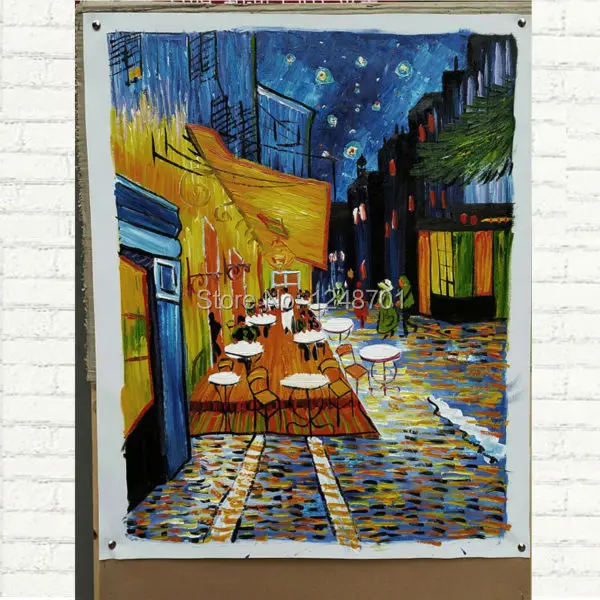Famous oil painting Cafe Terrace at Night by Van Gogh - Museum Quality Hand Painted Impressionist Oil Painting On Canvas
Famous oil painting Cafe Terrace at Night by Van Gogh - Museum Quality Hand Painted Impressionist Oil Painting On Canvas