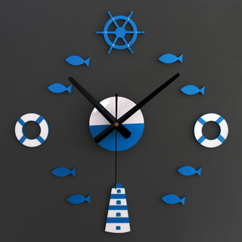 New Arrival Mediterranean Style sticker EVA 40CM-70CM Living Room wall clock large decorative 3d diy wall clock big clock
New Arrival Mediterranean Style sticker EVA 40CM-70CM Living Room wall clock large decorative 3d diy wall clock big clock