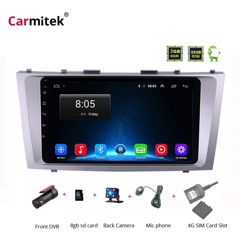 2G+32G Android 9.0 4G Car Radio Multimedia Video Player Navigation GPS WiFi 2 din For Toyota Camry 40 50 2006 - 2011 no dvd
2G+32G Android 9.0 4G Car Radio Multimedia Video Player Navigation GPS WiFi 2 din For Toyota Camry 40 50 2006 - 2011 no dvd