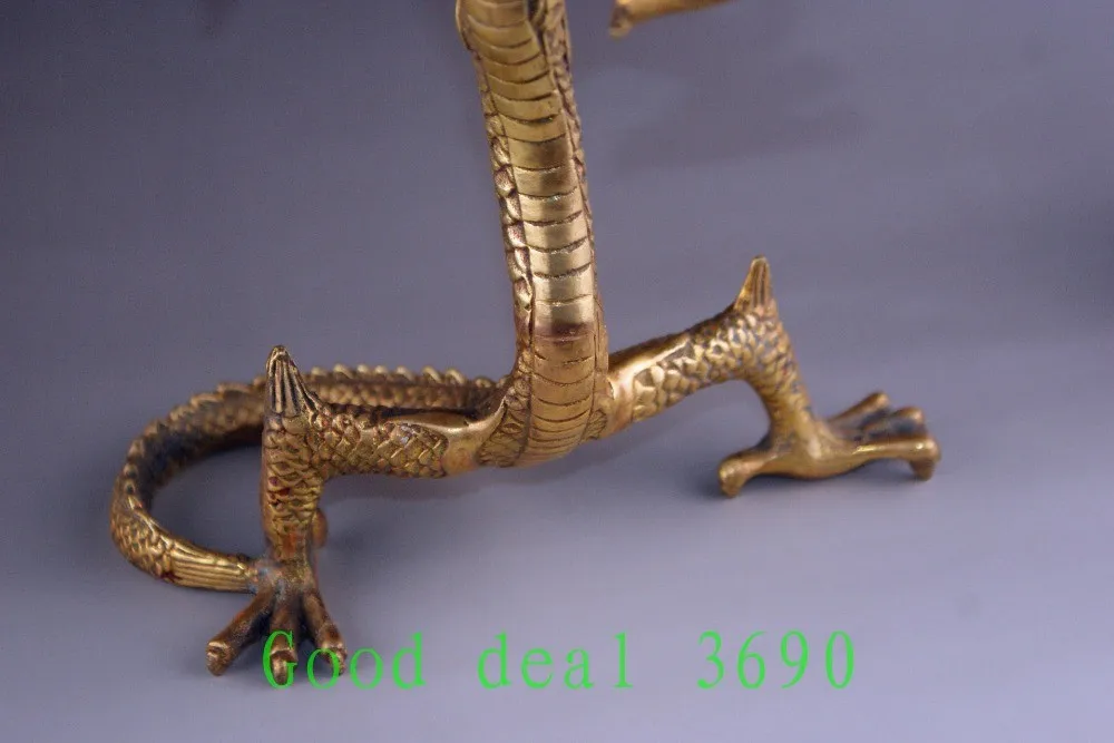 Antique bronze copper Four foot handmade bronze dragon feng shui ornaments craft gift
Antique bronze copper Four foot handmade bronze dragon feng shui ornaments craft gift