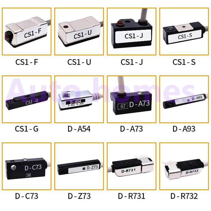 Светодиодный язычковый переключатель Φ/A73/C73/Z73/90/B54/A54/M9B/M9N D A93/U/F/S/G/M пневматический