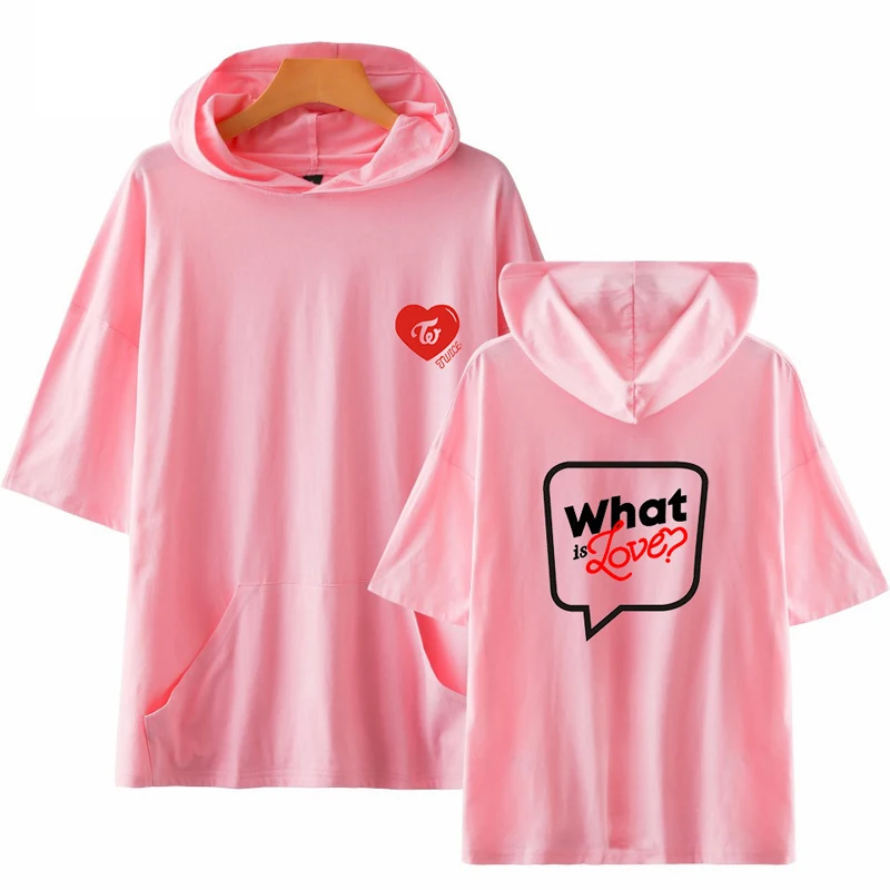 TWICE Album What is Love Harajuku Hoodies Men Clothes Short Sleeve Hooded Hip Hop Casual Tops Print Plus Size
TWICE Album What is Love Harajuku Hoodies Men Clothes Short Sleeve Hooded Hip Hop Casual Tops Print Plus Size
