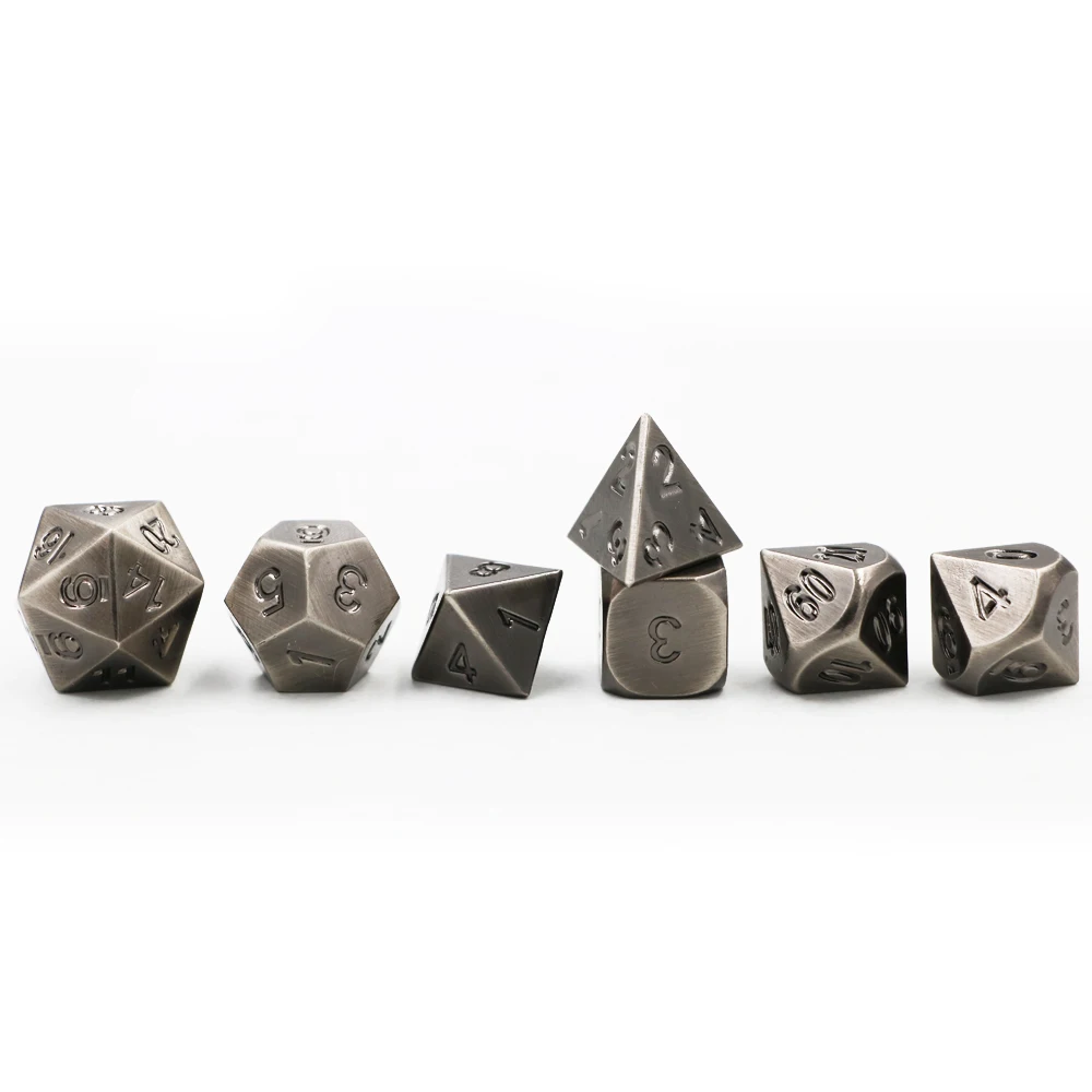 7 шт./компл. классические игральные кости для ролевых игр D & D металлические игральные кости с покрытием древние никелевые цифровые игры Набо...
7 шт./компл. классические игральные кости для ролевых игр D & D металлические игральные кости с покрытием древние никелевые цифровые игры Набо...