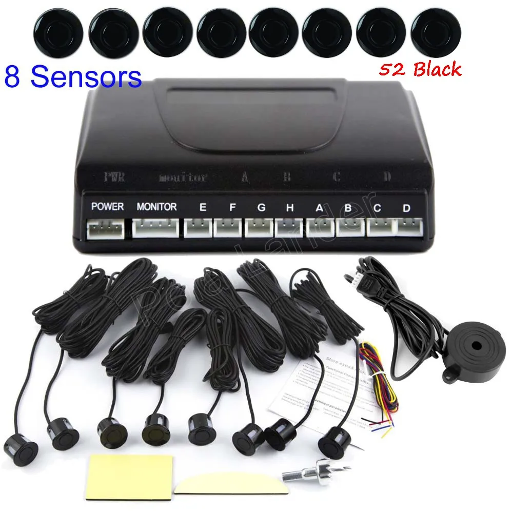 44 colors available Car auto Parking Sensor Buzzer Backup Radar Detector System Reverse Sound Alert round shape 8 sensors
44 colors available Car auto Parking Sensor Buzzer Backup Radar Detector System Reverse Sound Alert round shape 8 sensors