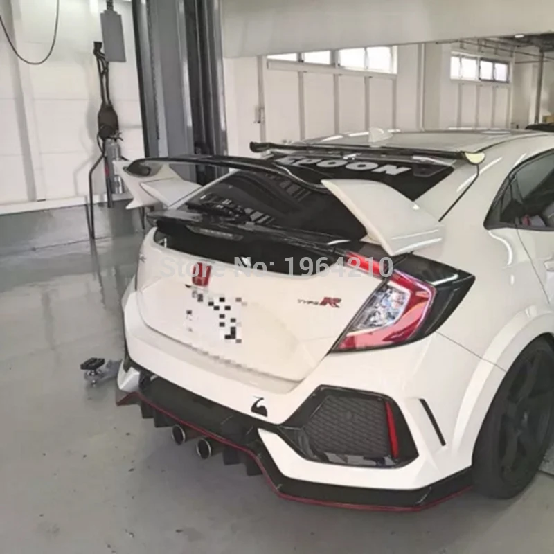 Монтфорд для Honda Civic хэтчбек 5 дверей 2017 2018 АБС пластик Неокрашенный задний